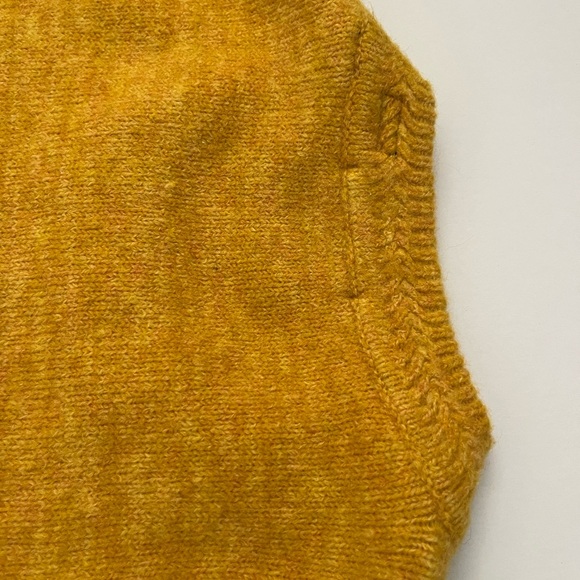 Scotch & Soda Men's Mustard Crewneck Sweater - Picture 5 of 14